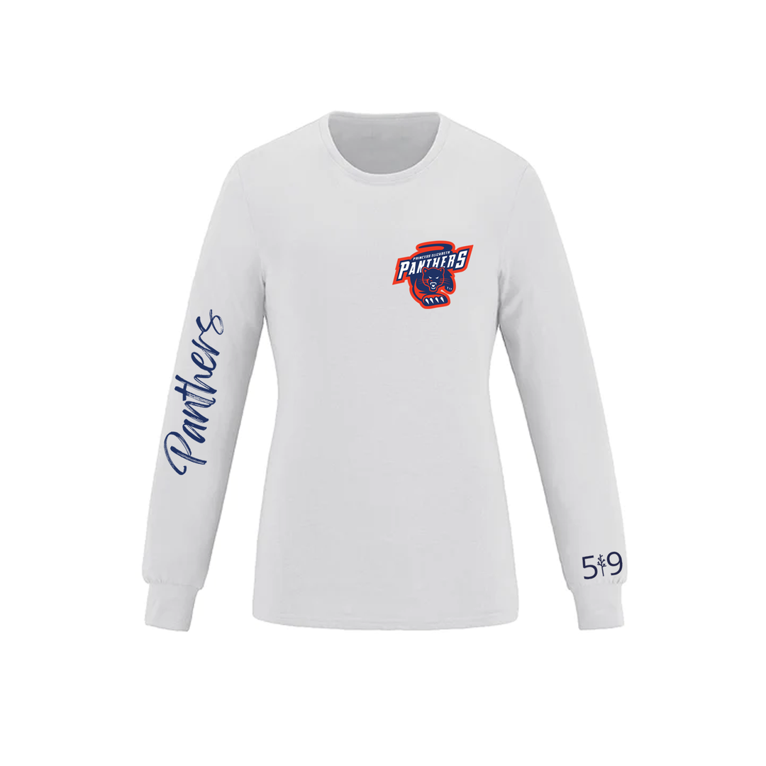 PANTHERS SLEEVE LOGO LONG SLEEVE (WOMENS)