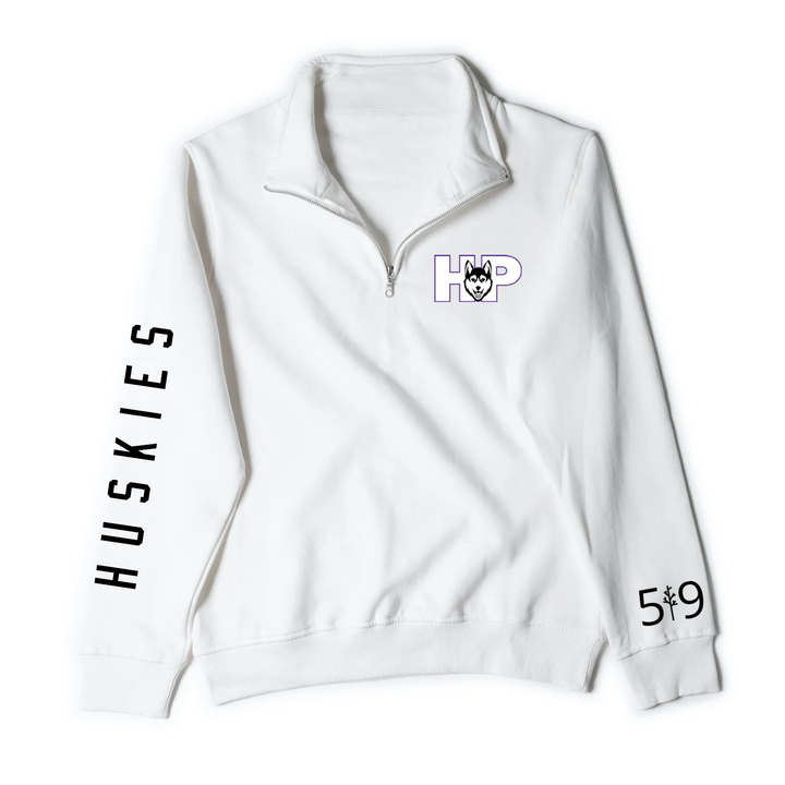 HURON PARK SLEEVE LOGO 1/4 ZIP (UNISEX)