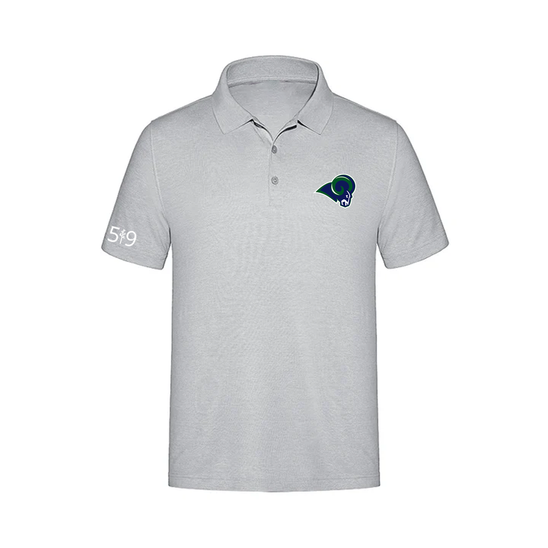 RAMS EMBROIDERED PIQUE POLO (MENS)