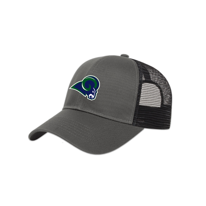 RAMS EMBROIDERED MESHBACK HAT