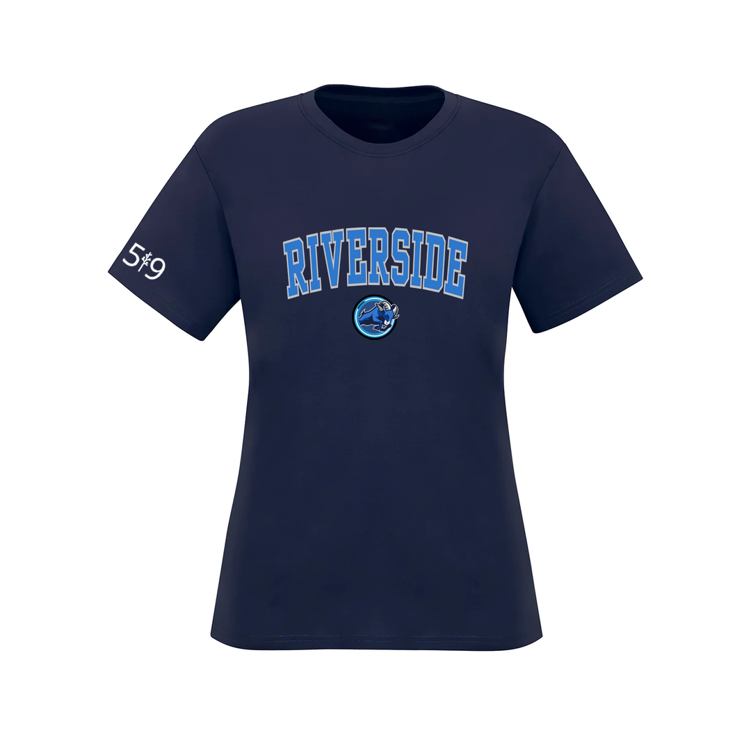 RIVERSIDE VARSITY TEE (WOMENS)