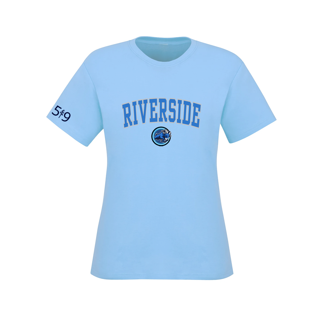 RIVERSIDE VARSITY TEE (WOMENS)