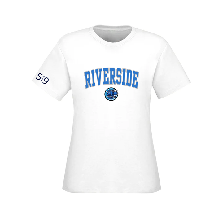 RIVERSIDE VARSITY TEE (WOMENS)