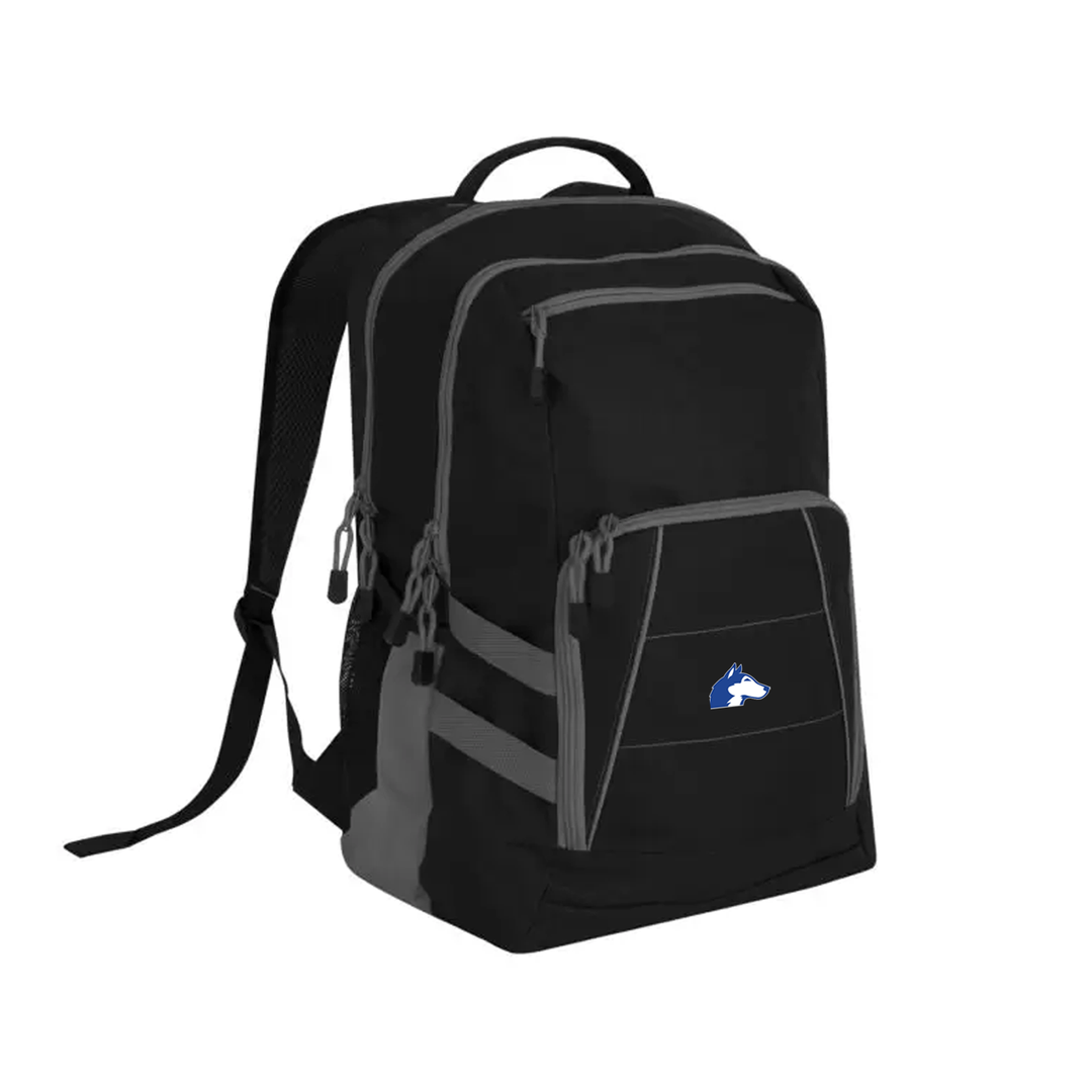 HUSKIES EMBROIDERED VARSITY BACKPACK