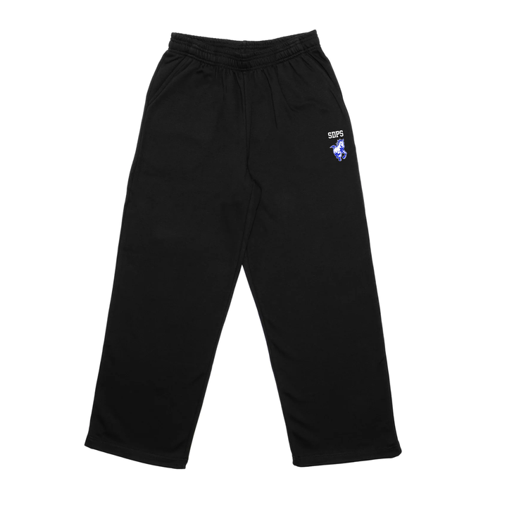 SDPS EMBROIDERED WIDE LEG SWEATPANTS (UNISEX)