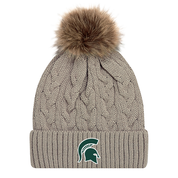 SPARTANS EMBROIDERED FAUX FUR TOQUE