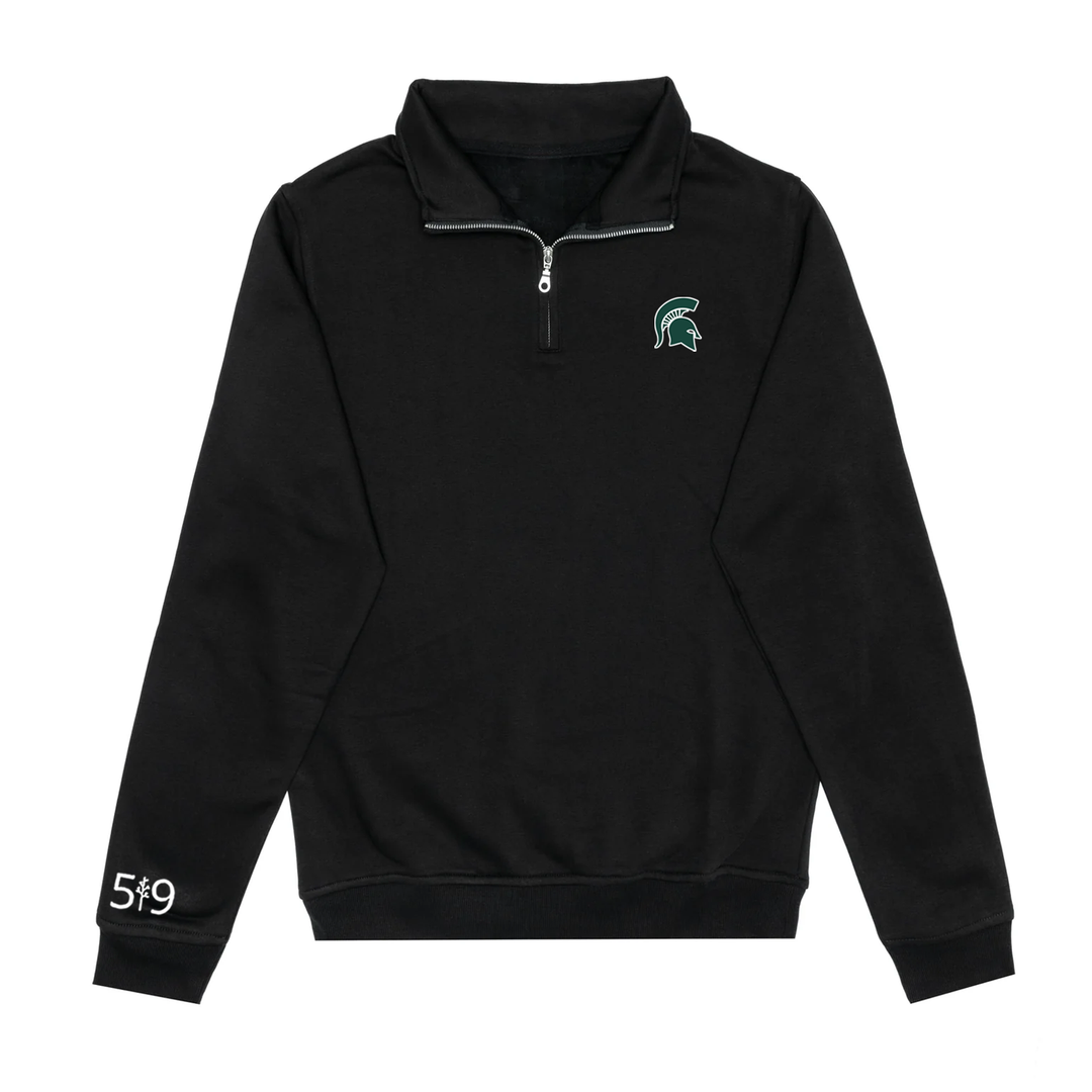 SPARTANS EMBROIDERED 1/4 ZIP (UNISEX)