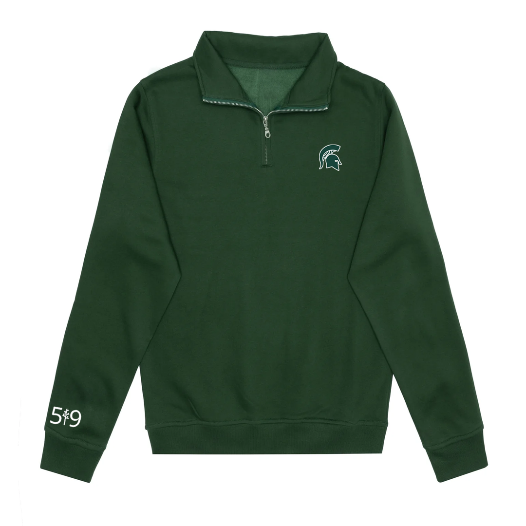 SPARTANS EMBROIDERED 1/4 ZIP (UNISEX)