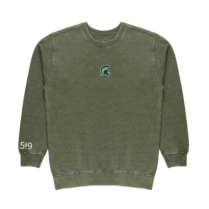 SPARTANS EMBROIDERED VINTAGE CREW (UNISEX)