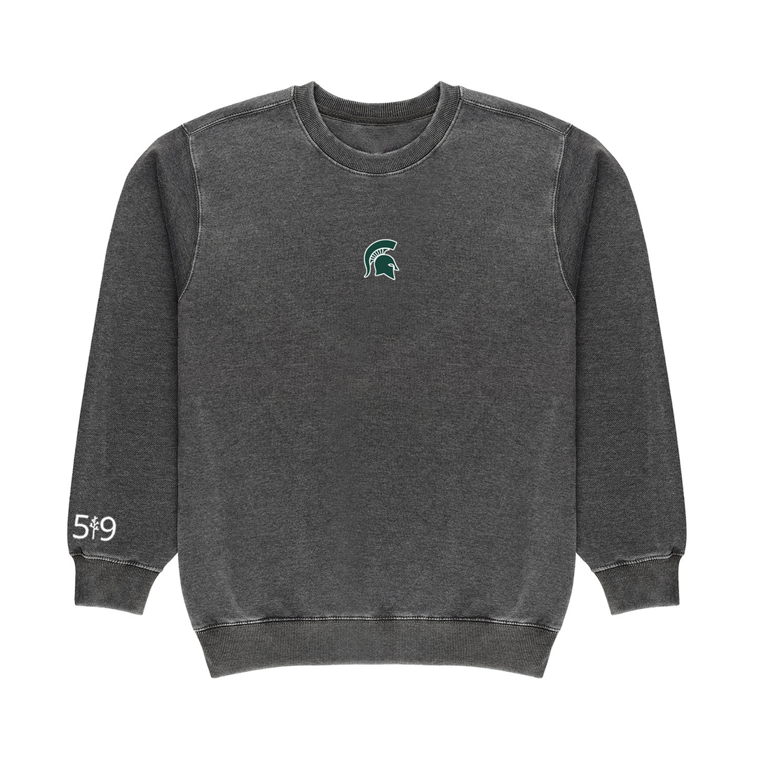 SPARTANS EMBROIDERED VINTAGE CREW (UNISEX)