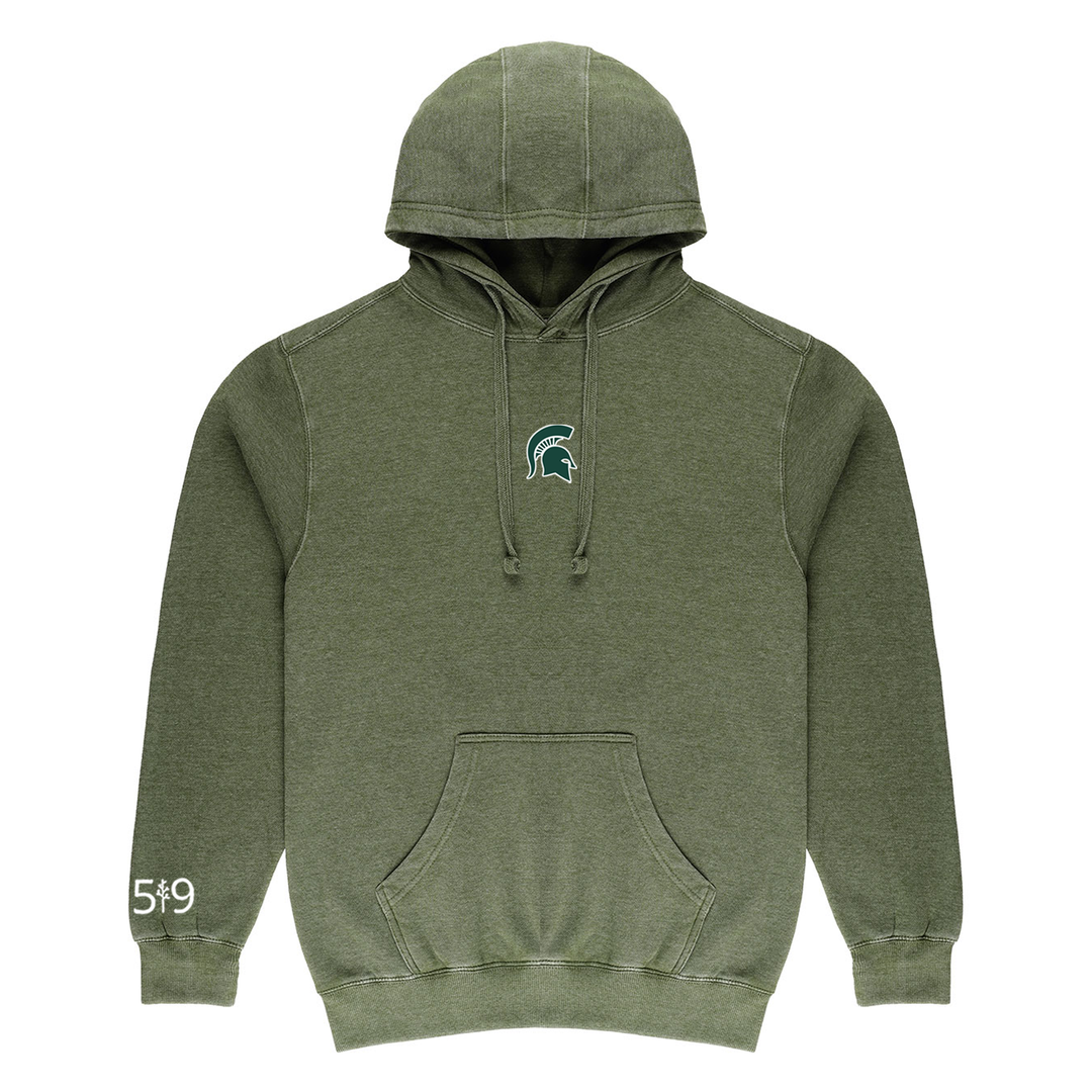 SPARTANS EMBROIDERED VINTAGE HOODIE (UNISEX)