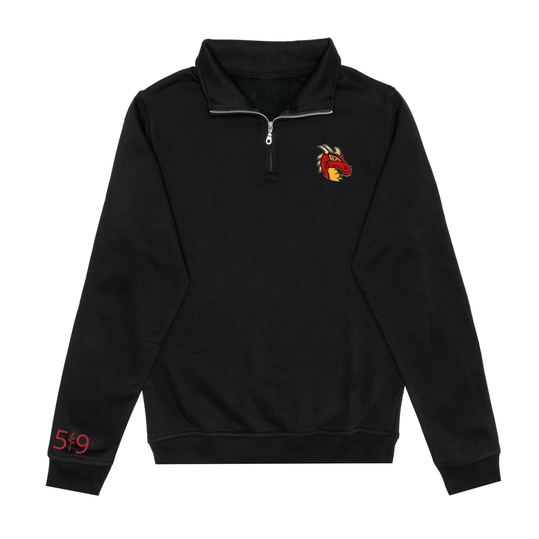 SPITFIRES EMBROIDERED 1/4 ZIP (UNISEX)