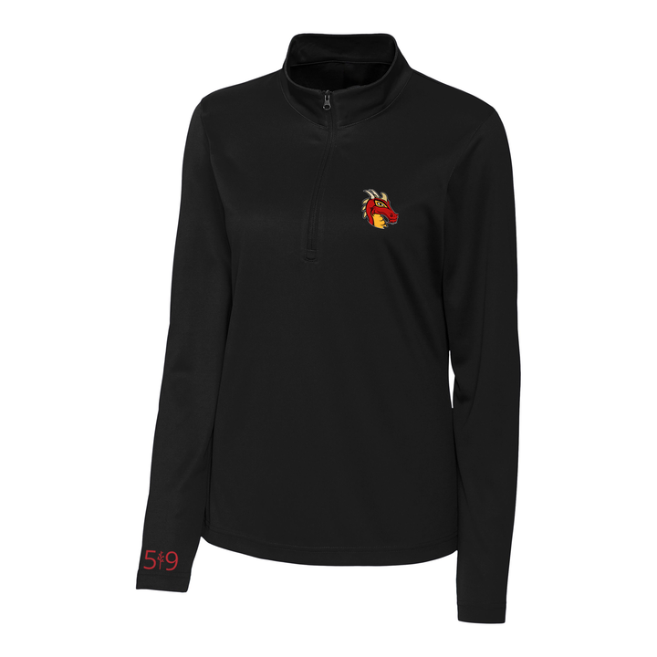 SPITFIRES EMBROIDERED ATHLETIC 1/4 ZIP (WOMENS)