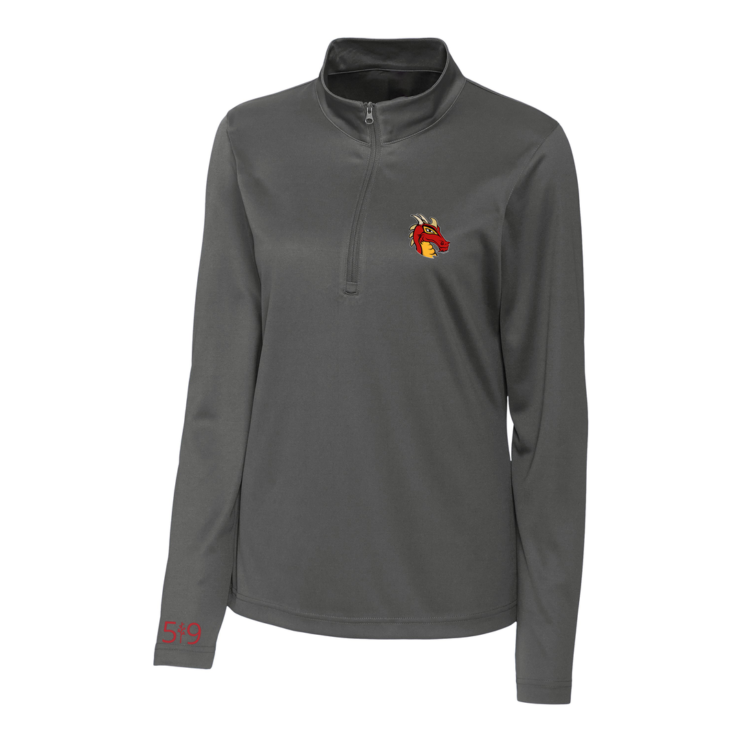 SPITFIRES EMBROIDERED ATHLETIC 1/4 ZIP (WOMENS)