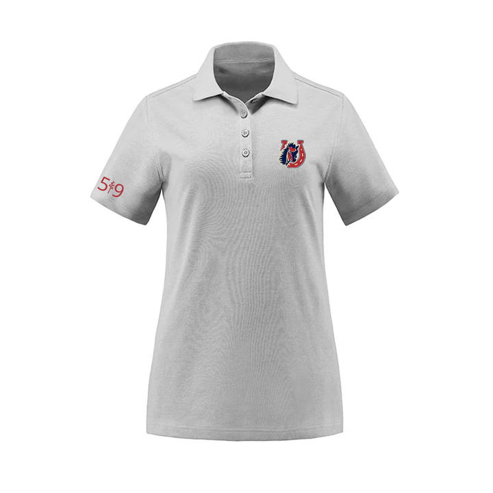 STALLIONS EMBROIDERED PIQUE POLO (WOMENS)