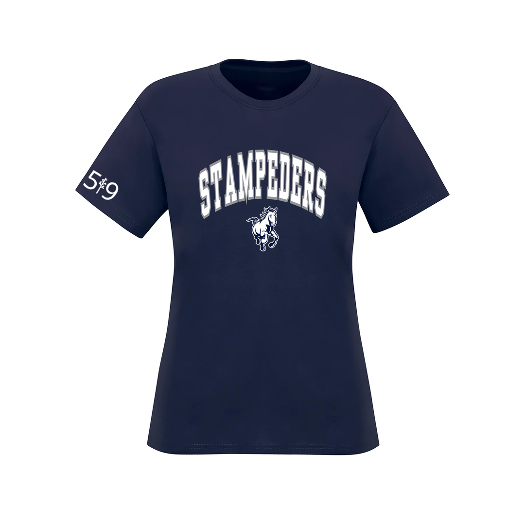 STAMPEDERS VARSITY TEE (WOMENS)