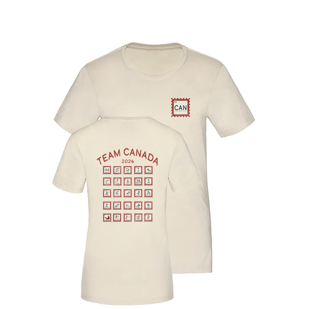 CANADA STAMP TEE (WOMENS)