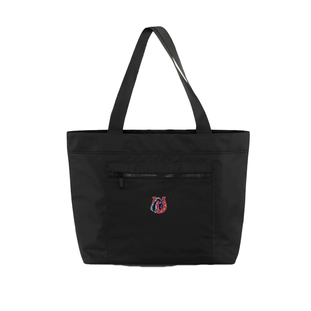 STALLIONS EMBROIDERED TOTE