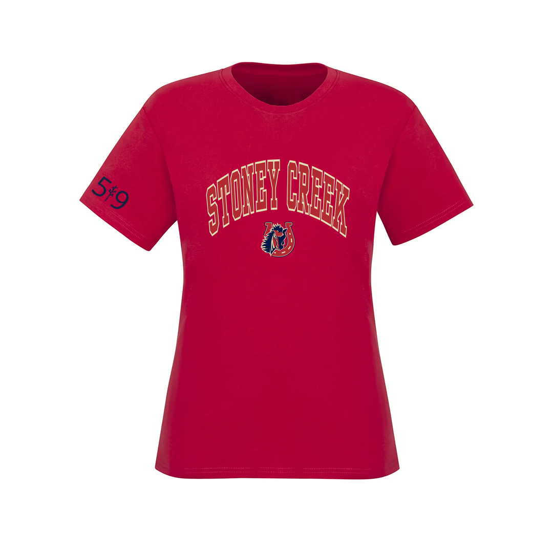 STONEY CREEK VARSITY TEE (WOMENS)