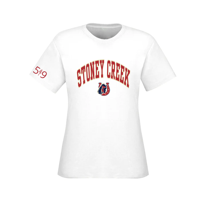 STONEY CREEK VARSITY TEE (WOMENS)