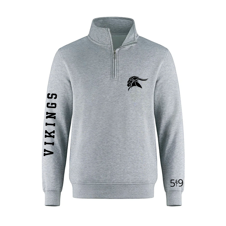 VIKINGS SLEEVE LOGO 1/4 ZIP (UNISEX)