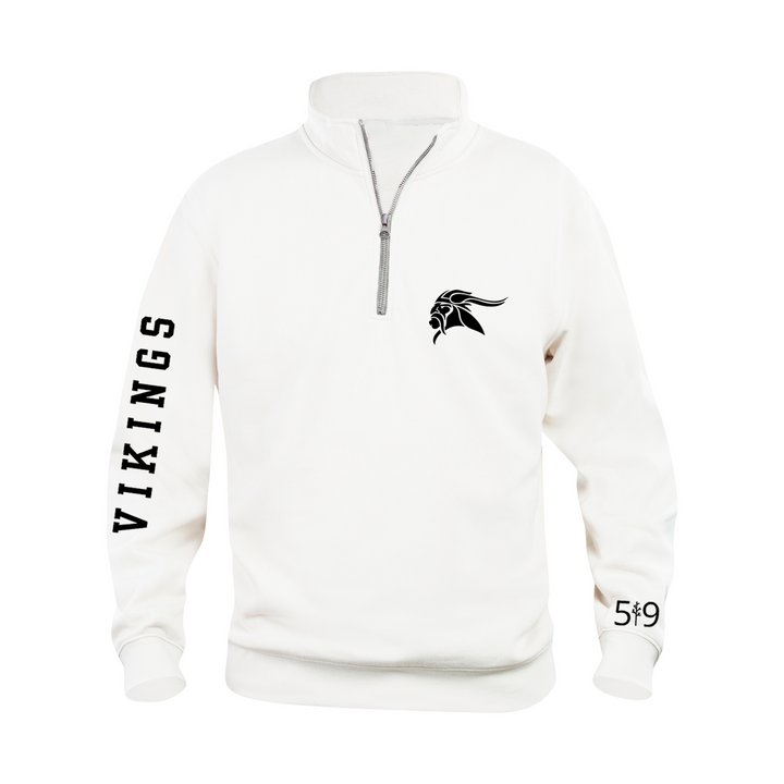 VIKINGS SLEEVE LOGO 1/4 ZIP (UNISEX)