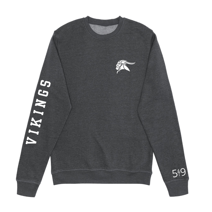 VIKINGS SLEEVE LOGO CREW (UNISEX)