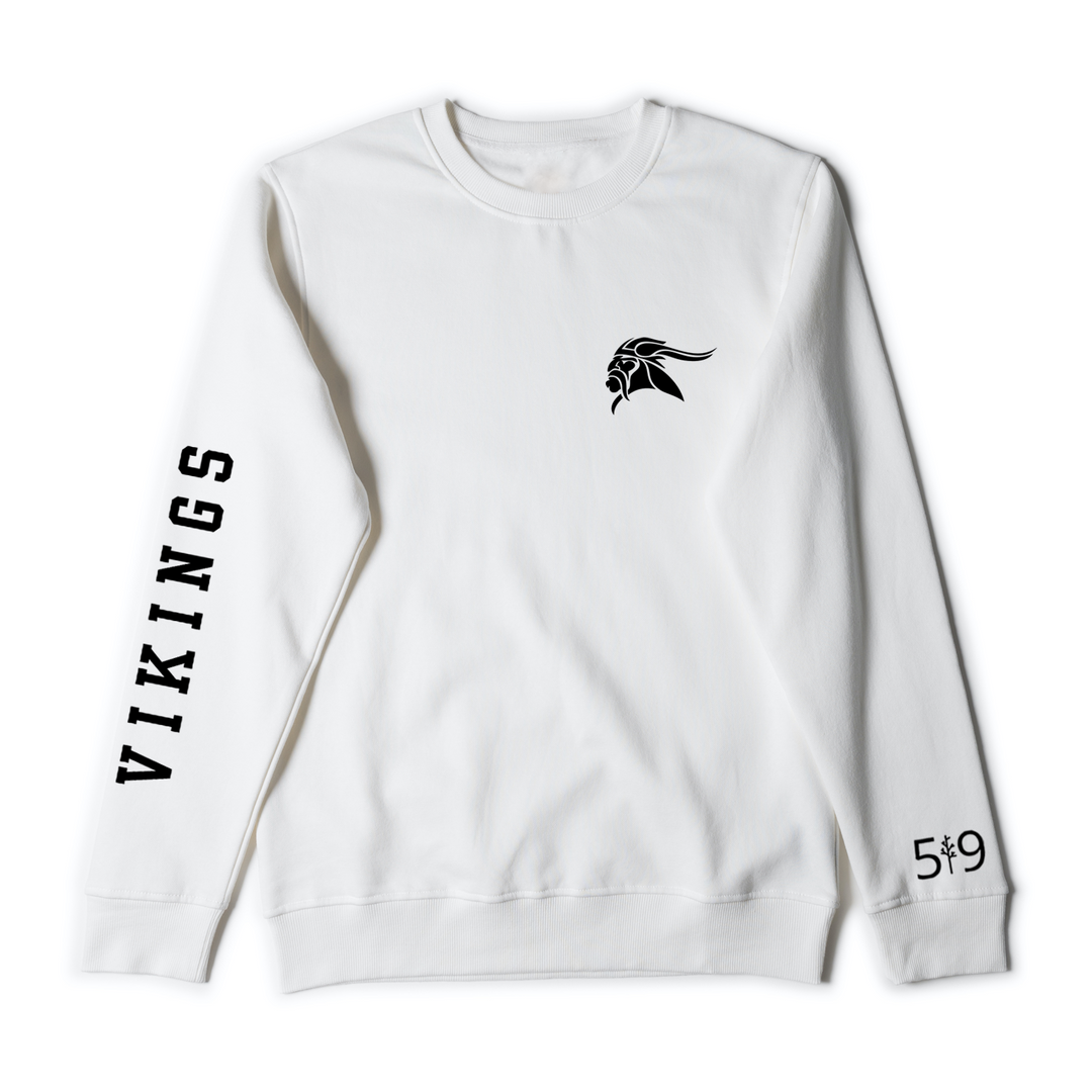 VIKINGS SLEEVE LOGO CREW (UNISEX)