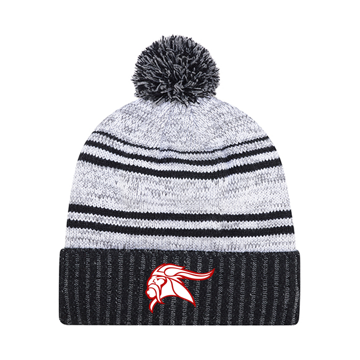 VIKINGS EMBROIDERED POM-POM TOQUE