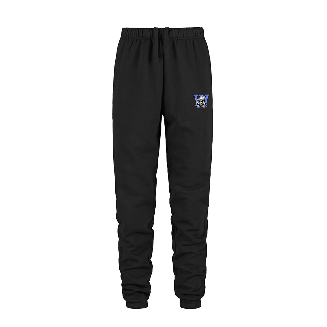 WOLVES EMBROIDERED SWEATPANTS (UNISEX)