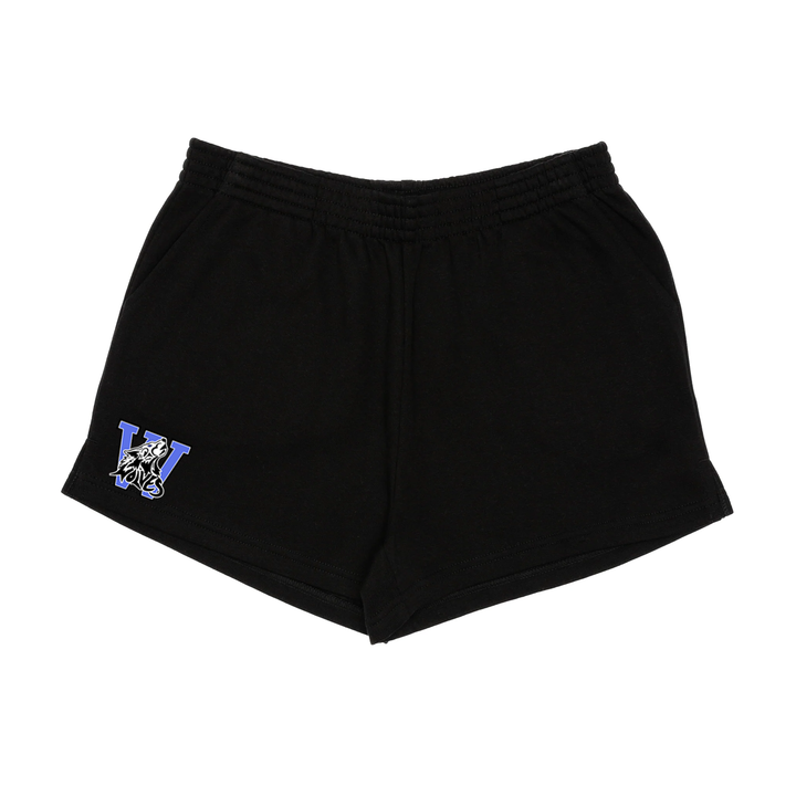 WOLVES EMBROIDERED SWEAT SHORTS (WOMENS)