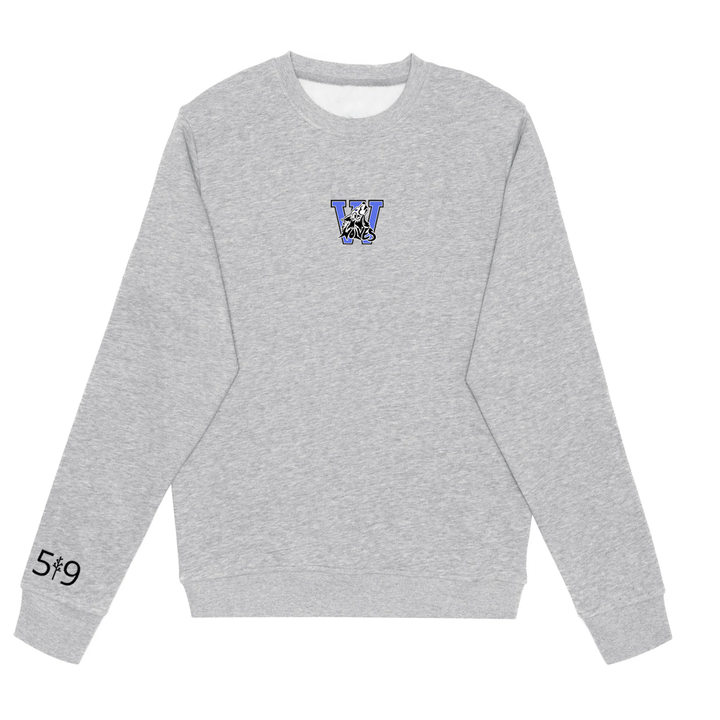 WOLVES EMBROIDERED CREW (UNISEX)