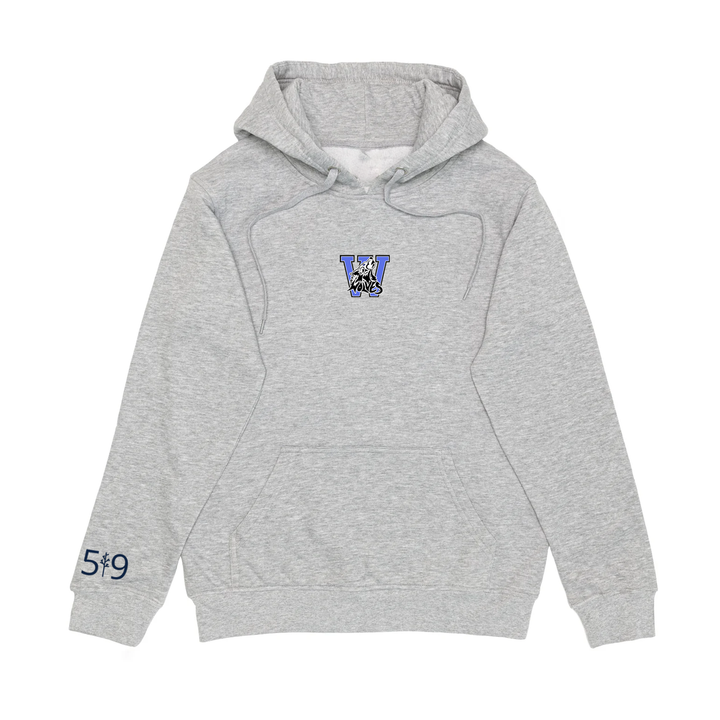 WOLVES EMBROIDERED HOODIE (UNISEX)