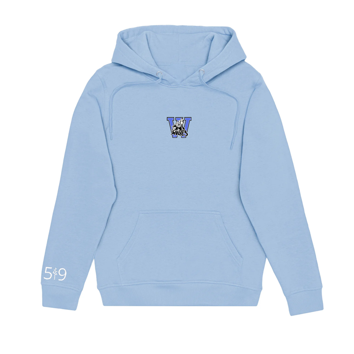 WOLVES EMBROIDERED HOODIE (UNISEX)