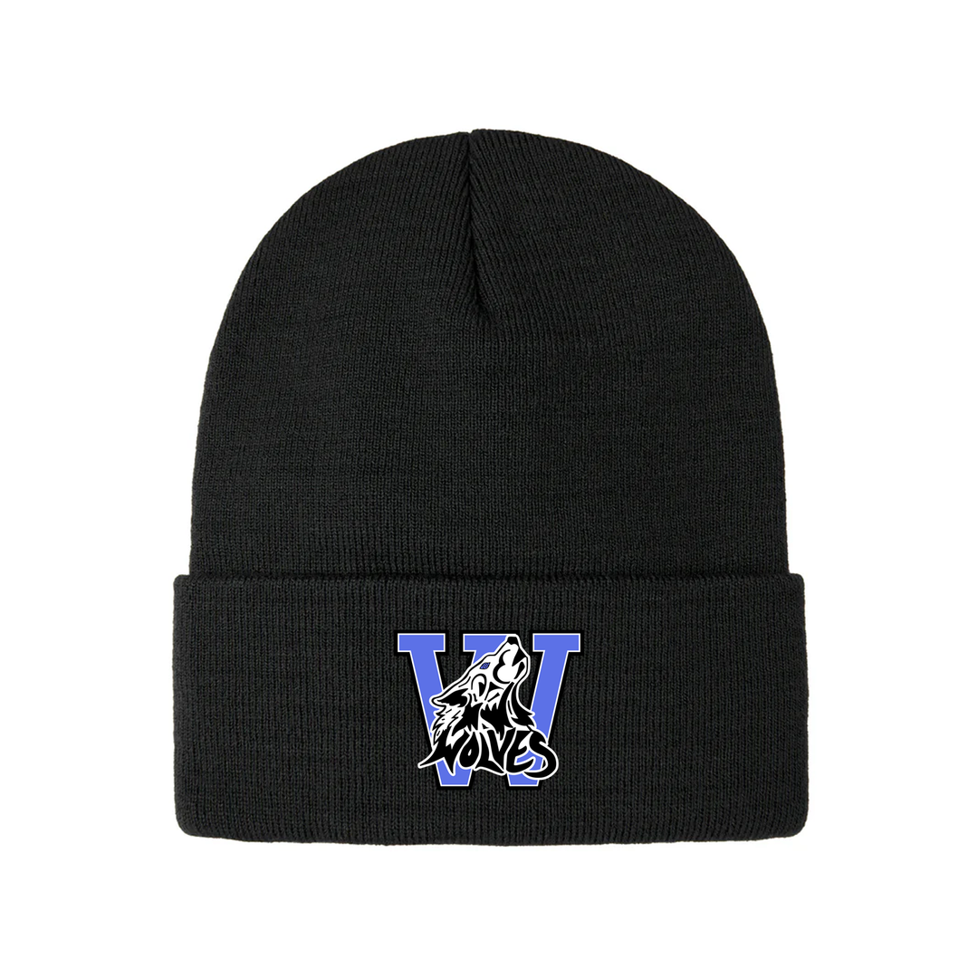 WOLVES EMBROIDERED TOQUE