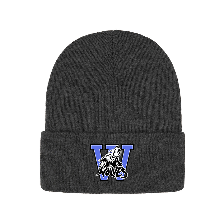 WOLVES EMBROIDERED TOQUE