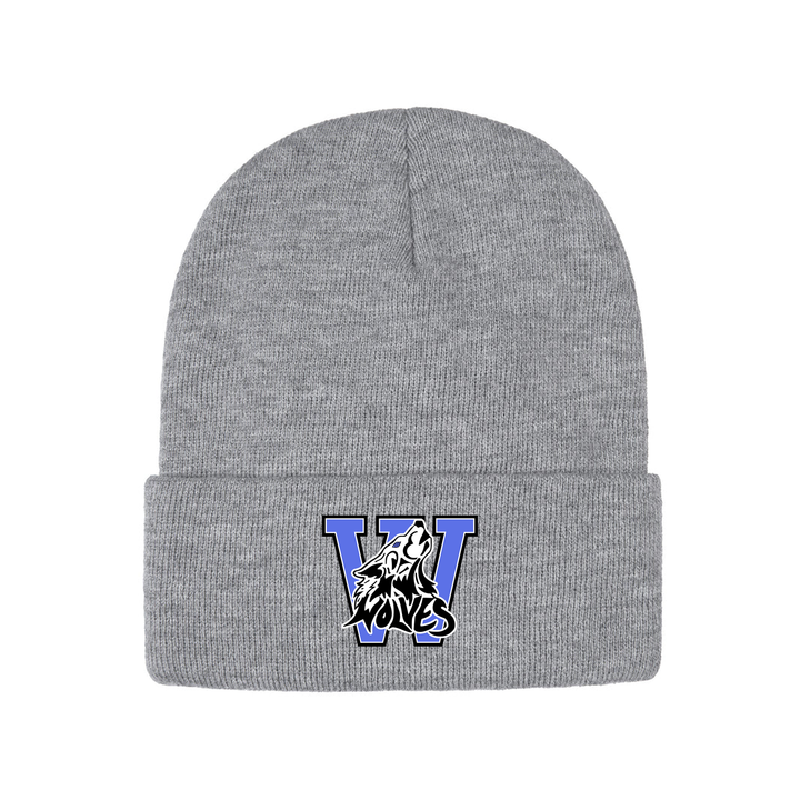 WOLVES EMBROIDERED TOQUE