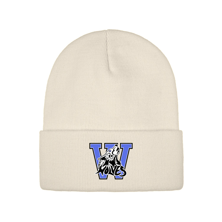 WOLVES EMBROIDERED TOQUE