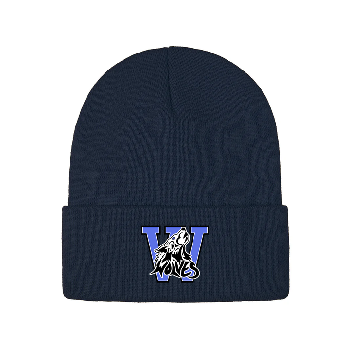 WOLVES EMBROIDERED TOQUE