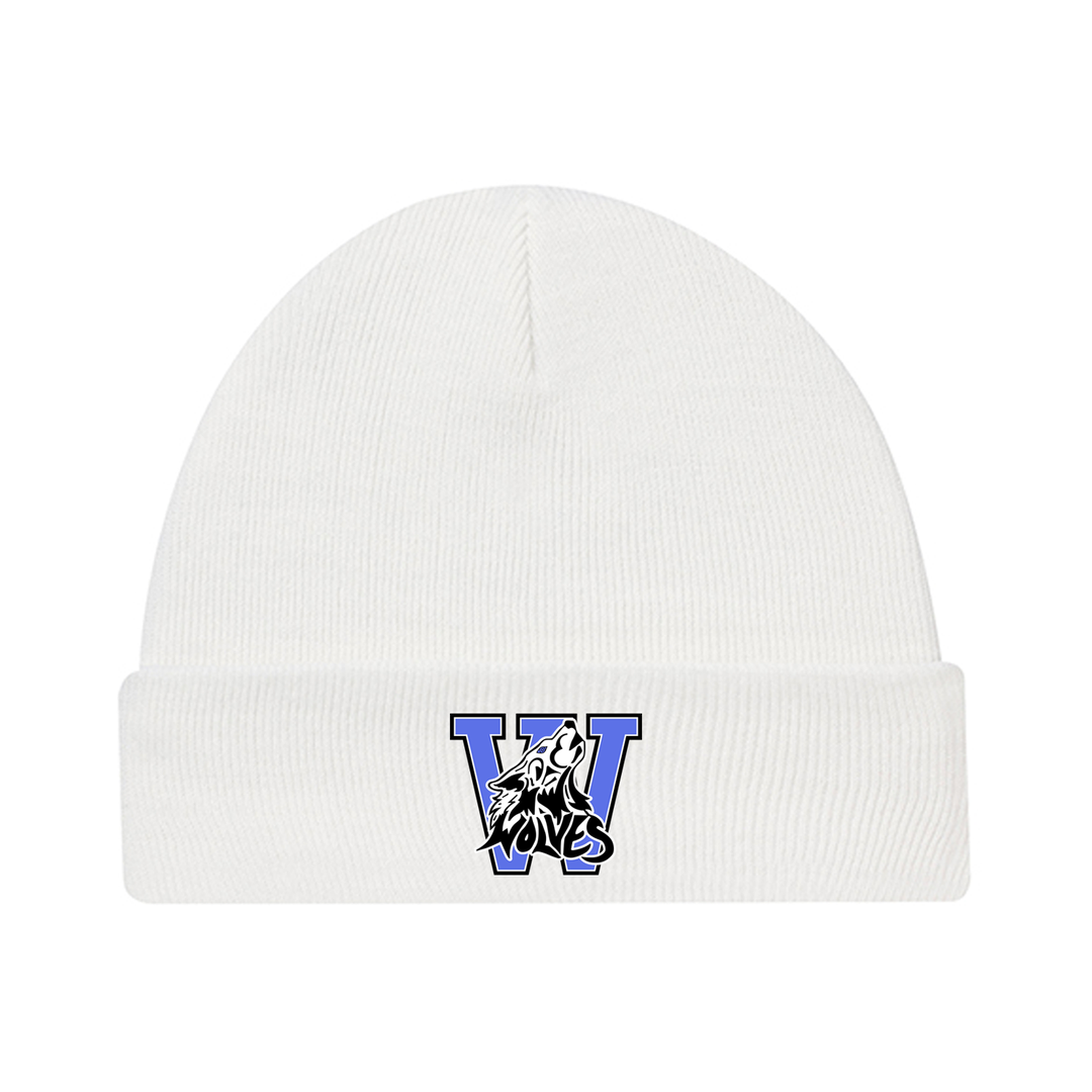 WOLVES EMBROIDERED TOQUE